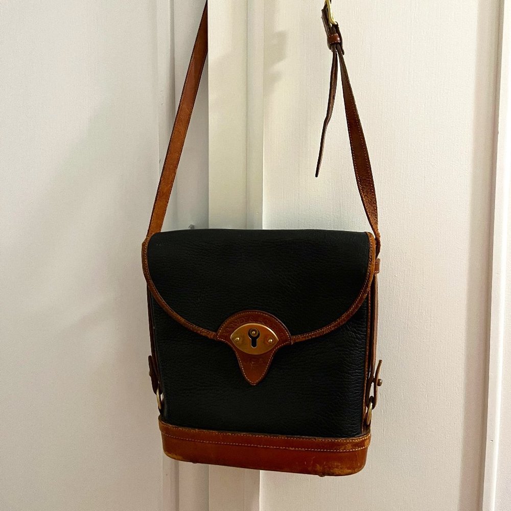 Navy Dooney & Bourke Vintage Messenger Bag